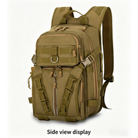 Mochila Táctica Multifuncional Molle con Marco Externo, Unisex, Impermeable, Camuflaje, Cierre de Cremallera, Oxford, Cinturón con Cojín de Aire, para Exteriores