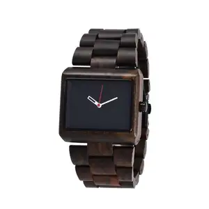 Factory Wholesale Fashion Wood Watch Custom Logo Wrist wood watches for men and women