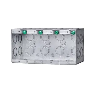 CETL Approved MBD 3-1/2 In Deep 3 Gang Masonry Boxes.