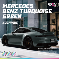 Film de protection pour voiture en PVC PET de haute qualité, couleur turquoise verte, 7,5 mil, effet changeant de couleur, très vendu