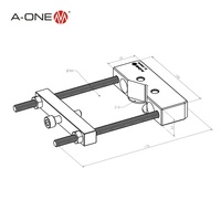 EROWA ER-025895 pince en acier banc plat étau pour fil EDM équipement électrique érosion machine utiliser 3A-200041