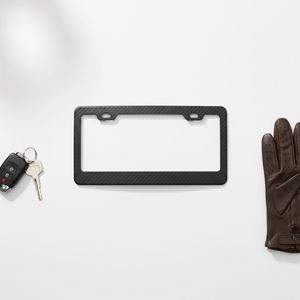 Marcos de Matrícula de Fibra de Carbono K, Paquete de 2, Ligeros, 5 mm, Brillantes/Mate, para Uso Automotriz y Multifuncional, Placas Estándar de EE. UU. - Product Image 2