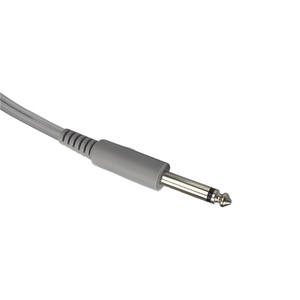 Aanpasbare 6.35Mm Ecg Koperen Kabel Pvc Isolatie 2 Lood 2.0Mm <span class=keywords><strong>Eeg</strong></span> Plug 6.35Mm Audio Plug 2.0Mm Pin <span class=keywords><strong>Eeg</strong></span> Kabel - Product Image 3