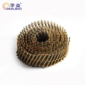 Best-vendita di buona qualità filo di saldatura pallet di legno bobina chiodo per pneumatico bobina chiodatrice