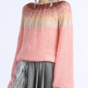 <span class=keywords><strong>Pull</strong></span> en maille pour <span class=keywords><strong>femme</strong></span>, style élégant, vente en gros, collection printemps-automne-hiver, haut tricoté chaud au <span class=keywords><strong>prix</strong></span> d'usine - Product Image 3