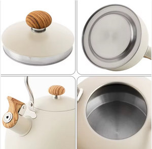 2.5 lít thép không gỉ trà ấm, cấp thực phẩm stovetops Tea Pot với xử lý Loud huýt sáo cho trà - Product Image 5