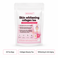 Sachets de thé blanchissant aux herbes de qualité supérieure, marque privée, 3g, 28 paquets, mélange éclat beauté vitalité, soin de la peau pour femmes, qualité supérieure