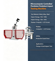 Máquina de Prueba de Impacto de Péndulo Charpy Controlada por Microcomputadora, Equipo de Prueba de Resistencia al Impacto de Metales