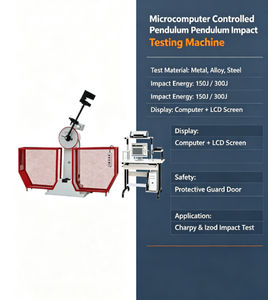 Machine d'essai d'impact à pendule Charpy contrôlée par micro-ordinateur, équipement de test de résistance à l'impact des métaux - Product Image 3