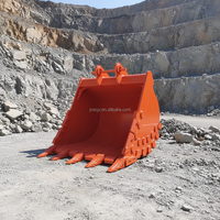 Aksesoris Pengganti Bucket Standar Excavator Heavy Duty Merek XINGCHUANG 30 Ton Berputar Warna Kuning Garansi 1 Tahun