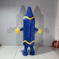 Costume de mascotte gonflable géant en forme de crayon de 2,6 m, MOQ 1 pièce, pour la Semaine du Livre, les défilés, les événements scolaires