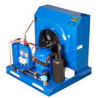 Unité de condensation semi-hermétique Maneurop à refroidissement par air 5HP 10HP, compresseur Danfoss, unité de réfrigération pour chambre froide basse température