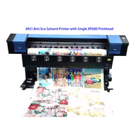 Guangzhou DX5 XP600 impresora Digital de 1,6 m 1,8 m 3,2 m Plotter de gran formato Cartel de la lona de vinilo Eco solvente impresora