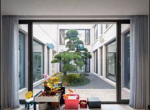 Ventanas fijas de aluminio Persiana Esquina de ventilación Fix de barco de aluminio <span class=keywords><strong>120x120</strong></span> Diseño de parrilla rectangular Ventanas fijas - Product Image 3