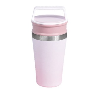 แก้วกาแฟพกพาขนาด 320 มล. แก้วน้ำสแตนเลส 304 เก็บความร้อน-เย็น พร้อมฝาปิดและหูหิ้ว สำหรับใช้ในสำนักงาน - Product Image 2