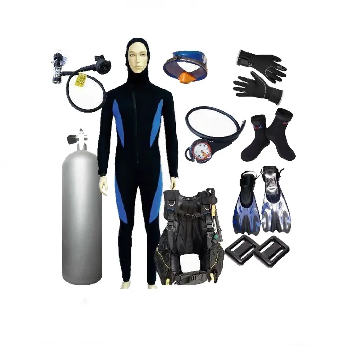 Kit de mergulho submarina, conjunto completo de equipamentos de mergulho, DYJ-I