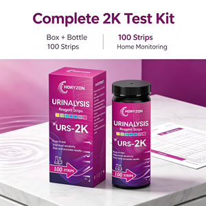 Bandelettes de test urinaire 2-en-1 URS-2K pour la détection de la glycémie et des corps cétoniques, certifiées CE, pour usage domestique et hospitalier - Product Image 1