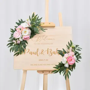 आपका स्वागत है कृत्रिम फूलों की शादी की सजावट, वेलकम ब्रांड लिंटेल डेकोरेटेड वेडिंग पार्टी सीन इंडिकेटर के लिए