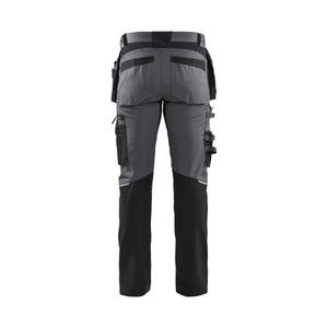 BLAKLADER - 159918609699D116 Pantalon Craftsman avec stretch Gris moyen/Noir-PANTALON DE TRAVAIL EAN 7330509845684 - Product Image 2