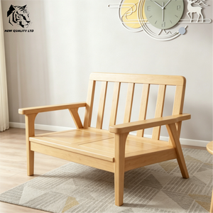 Suministro directo de fábrica, el más barato, personalizable, en stock, dropshipping, sofá de hotel, nuevo diseño, muebles de sala de estar, sofá de madera para sala de estar - Product Image 4