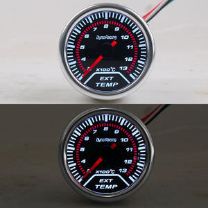 Medidor de Temperatura de Escape de 2 Pulgadas (52 mm) con Acabado de Espejo, Luz Blanca, Mecánico, 12V, Universal - Product Image 5