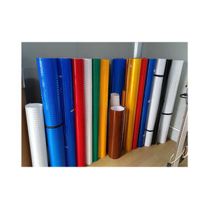 عالية الكثافة المنشورية الاكريليك الصفائح العاكسة ميكروبيسماتيك السلامة على الطرق علامات الفينيل العاكسة واضح - Product Image 4