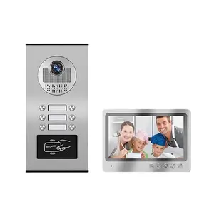 9 Inch Video Deur Bel Video Monitoren Waterdichte Video Intercom Systeem Voor Appartementen