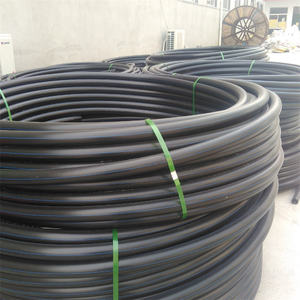 Tubo de polietileno de alta densidad Precio Diámetro Tubo laminado 4 pulgadas Bobina de HDPE Manguera de <span class=keywords><strong>goma</strong></span> Pe Irrigación Tubo negro con raya azul - Product Image 2