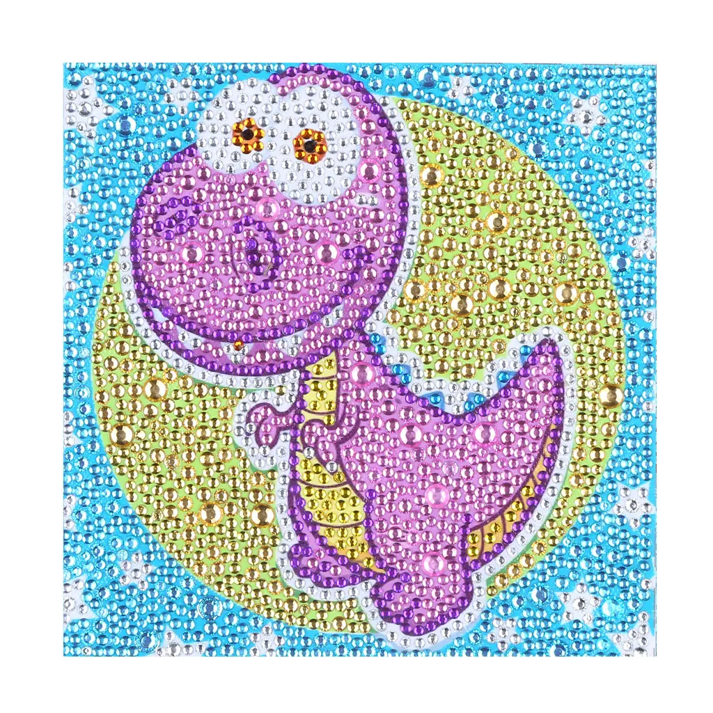 Cartoon dinosaur Diy Kids Festival Gift Abstract Diamond Painting By Numbers