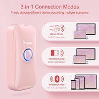 Eyoyo Mini 1D 3-en-1 Bluetooth USB filaire 2.4G sans fil Portable lecteur de codes à barres Scanner pour Windows Android iOS téléphone