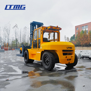 Carretilla elevadora LTMG, carretilla elevadora diésel de 10 toneladas, asiento OPS con accesorio de abrazadera de cambio lateral - Product Image 2