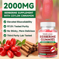 Bonbons à la berbérine de haute qualité OEM améliorés à la cannelle de Ceylan et au chardon-Marie soutien optimal de la santé pour adultes