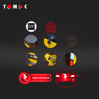 TOMAC Pro Armoire à outils isolée VDE Unité mobile à 7 tiroirs avec ensemble d'outils VDE de qualité supérieure de 95 pièces pour électriciens et techniciens