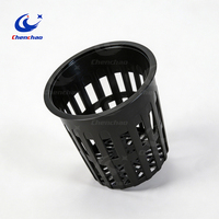Pots de culture hydroponique en plastique réutilisables, durables, à large rebord et à mailles perforées, pour serres de culture intérieures et systèmes NFT