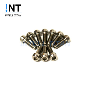 Vis et boulons de jante fendue en titane Ti6Al4V de qualité 5, usinés CNC, avec usinage par électroérosion à fil et brochage, pour jantes <span class=keywords><strong>BBS</strong></span> M7 x 24 mm, fournis par l'usine - Product Image 4