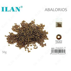 Perline di semi di mais marroni da 2 mm, 50 g, per la creazione di gioielli - Product Image 1
