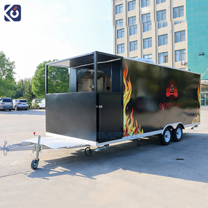 Camptrl vuông di động Dot thực phẩm Trailer đầy đủ trang bị nhà hàng giá rẻ Kebab thức ăn nhanh xe tải kem thực phẩm kiosk - Product Image 5