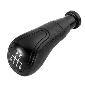 Poignée de levier de vitesses Lada 5 vitesses manuelle en cuir ergonomique noir, compatible Europe - Product Image 1