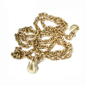Cadena de amarre de eslabones largos de alta resistencia personalizada G43, galvanizada en caliente con estructura soldada de zinc, cadena de arrastre en espiral galvanizada G3 - Product Image 4