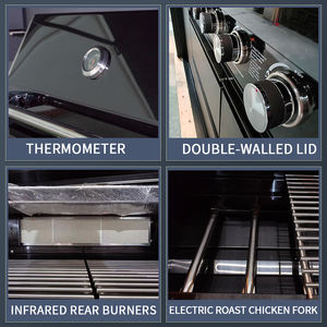 모듈식 주방 장치와 바베큐 야외 주방 캐비닛이 있는 밀폐형 대피소 - Product Image 5