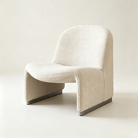 Fauteuil de salon en tissu Wabi Sabi, fauteuil d'appoint moderne et minimaliste pour salon, chambre à coucher, style nordique, canapé paresseux, fauteuil individuel