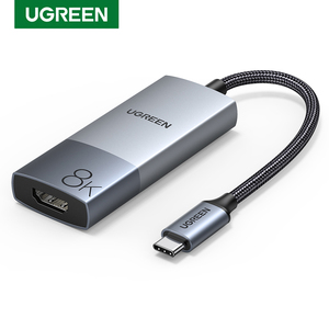 Adaptador UGREEN USB C <span class=keywords><strong>a</strong></span> <span class=keywords><strong>HDMI</strong></span> 2.1, 8K 60Hz, 4K 240Hz, Conversor Thunderbolt 4/3 <span class=keywords><strong>a</strong></span> <span class=keywords><strong>HDMI</strong></span>, 48Gbps, HDR, HDCP2.3, Dolby DSC1.2A, Trenzado - Product Image 1