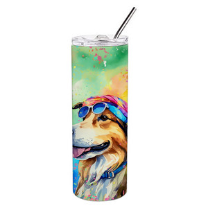 Gobelet isotherme fin en acier inoxydable Collie Hippie Dawg - Product Image 4