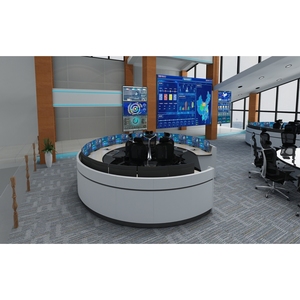 Bàn làm việc cao cấp bàn văn phòng có thể điều chỉnh chiều cao nội thất văn phòng CCTV phòng điều khiển Bảng điều khiển trung tâm phòng điều khiển - Product Image 2