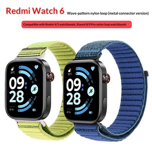 เรดมี่ วอทช์ 6/5/4 และสำหรับสายรัดข้อมือรุ่น 8 สายรัดแบบตะขอและห่วงลายคลื่น สายรัดแบบสปอร์ต 150-185 มม. - Product Image 4