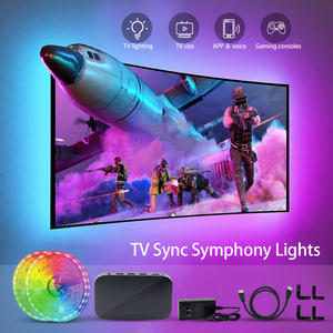 Fantaisie changement de couleur RGBIC 55 '-65' TV light 12V 3.1M sync box synchronisé rétro-éclairage ambiant 8K 60HZ HD liaison toute la maison - Product Image 2