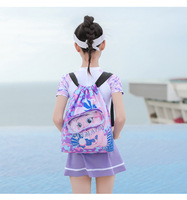 Nouveau sac à dos de natation pour enfants, séparation humide et sec, sport, sac de rangement de plage étanche, dessin animé, garçons et filles