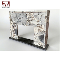 Cheminée en marbre blanc de haute qualité personnaliser la décoration intérieure au design moderne