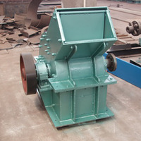 Équipement de concassage de pierres lourdes pour granit et galets de rivière, petite machine de concassage à marteaux portative pour bois