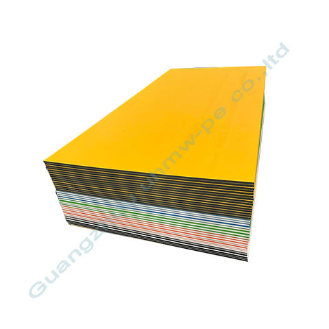 High Quality Non Deformable Dual Color HDPE Sheet
